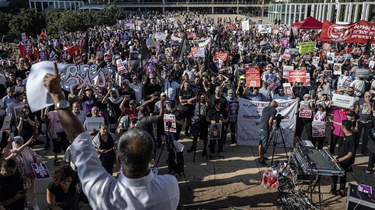 Tel Aviv’de Gazze soykırımına karşı protesto: İsrailli olmaktan utanıyorum