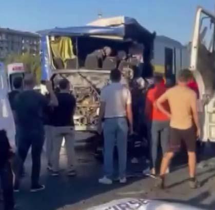 One person died and 21 were injured in a chain accident on the Küçükçekmece TEM Highway.