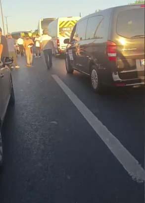 One person died and 21 were injured in a chain accident on the Küçükçekmece TEM Highway.