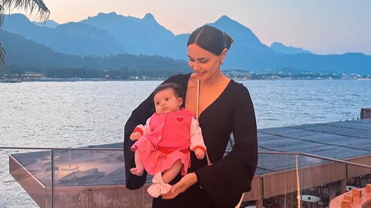 Zeynep Sever Demirelin doğum sonrası fit sırrı Kızı Yasmin ile spora başladı