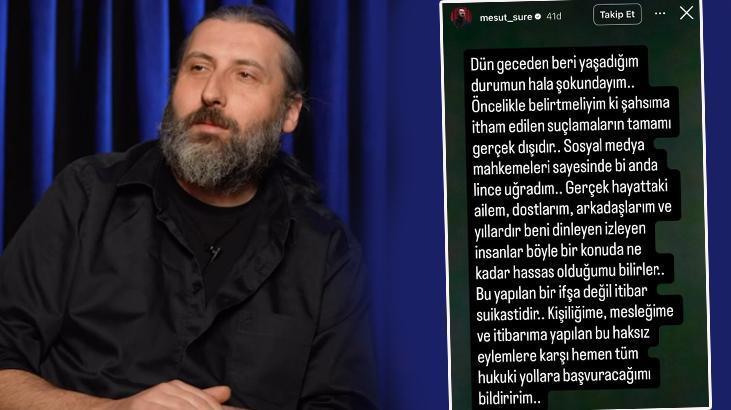 Ünlü komedyen hakkında şoke eden taciz iddiası Mesut Süreden ilk açıklama Ünlü komedyen hakkında şoke eden taciz iddiası Mesut Süreden ilk açıklama