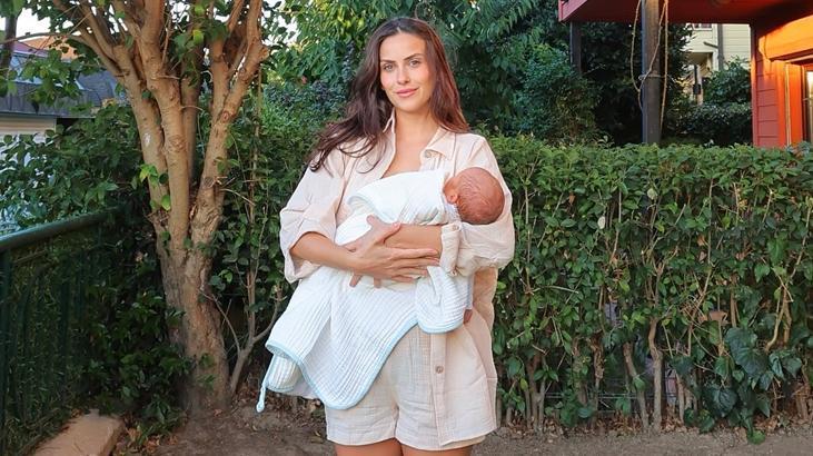 İşte Kaan Aslanın son hali Çiçeği burnunda anne Ece Çelik paylaştı