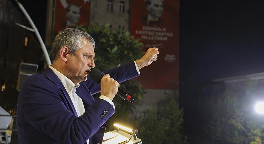 CHP Genel Başkanı Özgür Özel partisinin Beyoğlu mitinginde konuştu