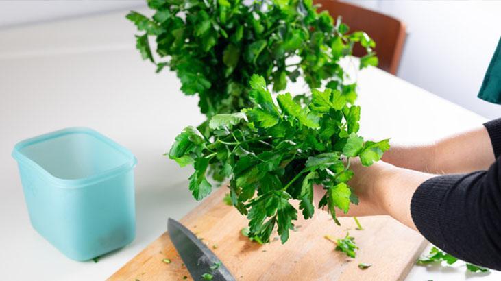 Yeşillikleri şipşak temizleten babaanne sırrı Yaprakları kendiliğinden ayrılacak