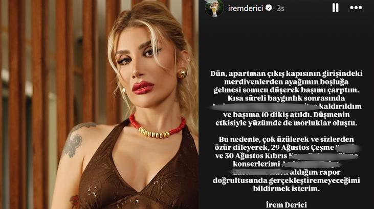 Baygınlık geçiren İrem Derici apar topar hastaneye kaldırıldı Açıklamasıyla sevenlerini korkuttu