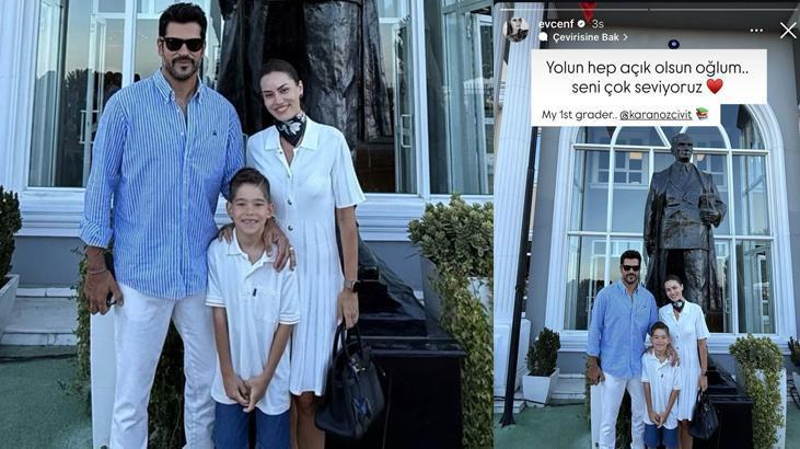 Boşanma dedikoduları sonrası mutlu aile pozu Fahriye Evcen paylaştı Boşanma dedikoduları sonrası mutlu aile pozu Fahriye Evcen paylaştı