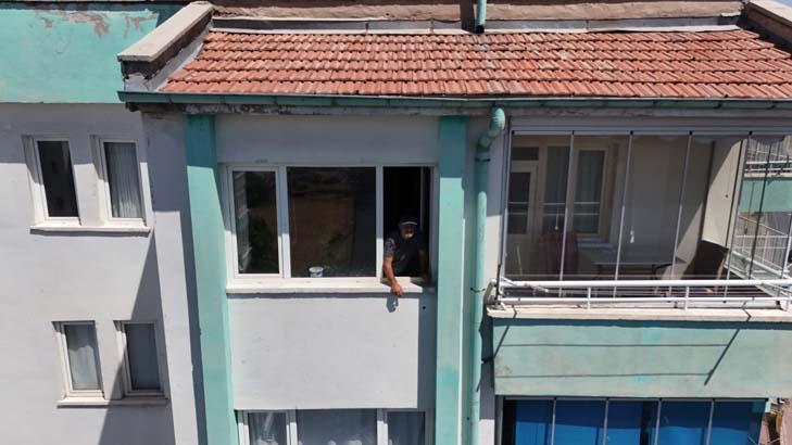 15. katta evine kurduğu düzenek şaşkına çevirdi: Görenler hayalim diyor
