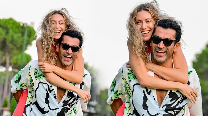 Nuevas poses amorosas de Kenan İmirzalıoğlu y su esposa Sinem Kobal
