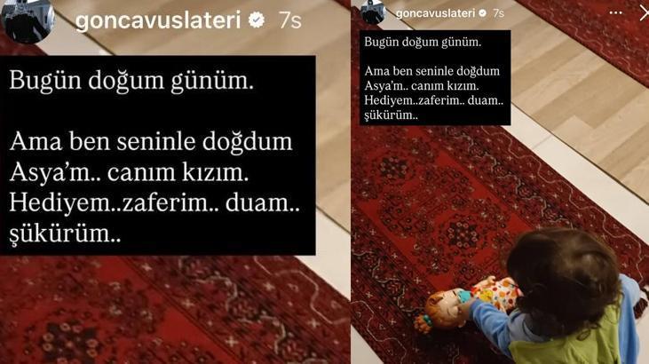 Gonca Vuslateri 39 yaşına girdi Doğum günü mesajı duygulandırdı
