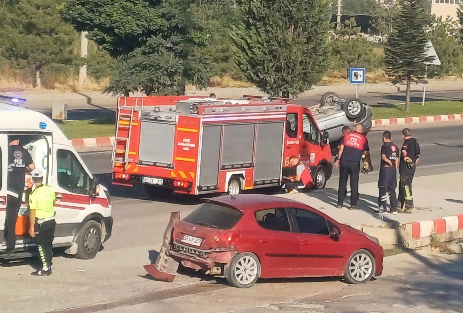 Kütahya'da meydana gelen trafik kazasında 2 kişi yaralandı.
