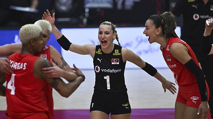 Türkiye - ABD maçından fotoğraflar Dünya Şampiyonasında çeyrek final maçı