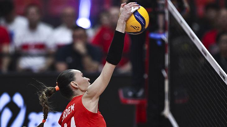 Türkiye - ABD maçından fotoğraflar Dünya Şampiyonasında çeyrek final maçı