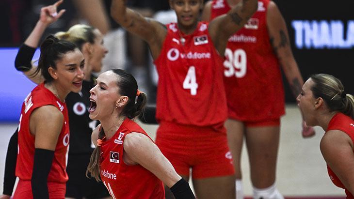 Türkiye - ABD maçından fotoğraflar Dünya Şampiyonasında çeyrek final maçı