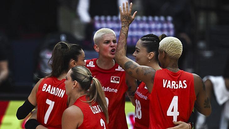 Türkiye - ABD maçından fotoğraflar Dünya Şampiyonasında çeyrek final maçı