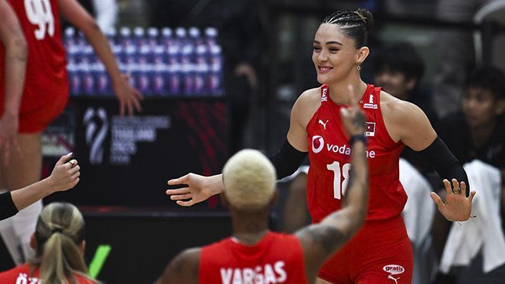 Türkiye - ABD maçından fotoğraflar Dünya Şampiyonasında çeyrek final maçı