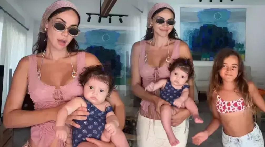 Fit haliyle dikkat çeken Zeynep Sever Demirel kızı Yasminin son halini paylaştı