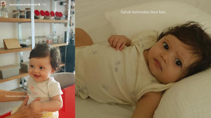 Fit haliyle dikkat çeken Zeynep Sever Demirel kızı Yasminin son halini paylaştı