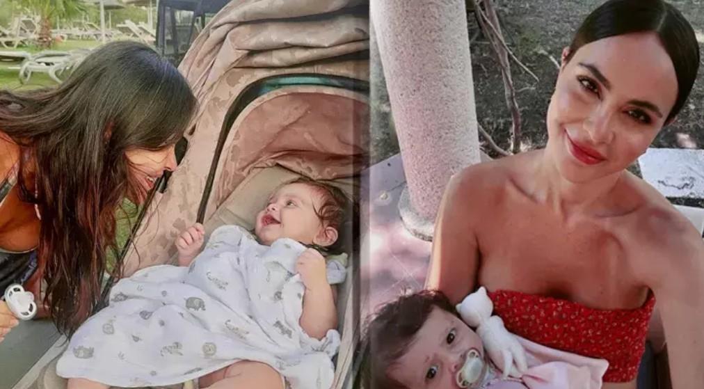 Fit haliyle dikkat çeken Zeynep Sever Demirel kızı Yasminin son halini paylaştı