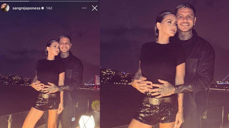 Boğazda aşk dolu poz Icardi ve sevgilisinden yeni kare