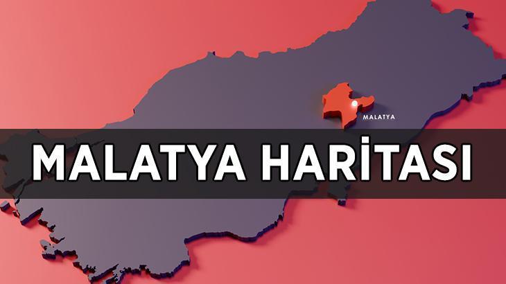 Malatya Haritası Siyasi ve Fiziki: Malatya ilçeleri nelerdir, kaç ilçesi var? Malatya ilçeleri haritası...