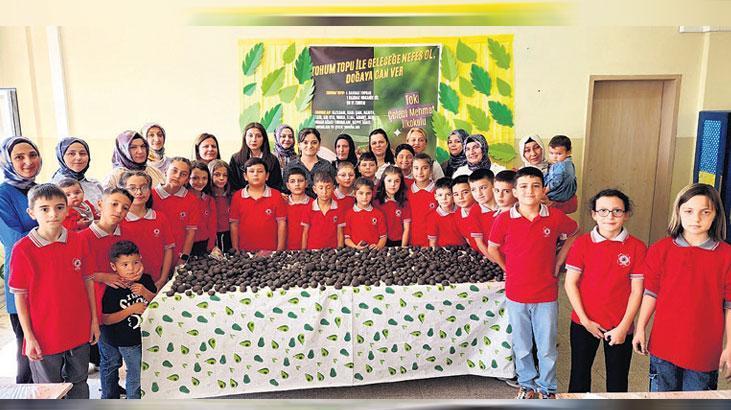5 bin tohum topu hazırladılar