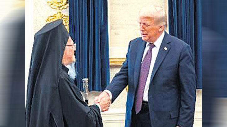 Patrik Bartholomeos Trump’la görüştü...