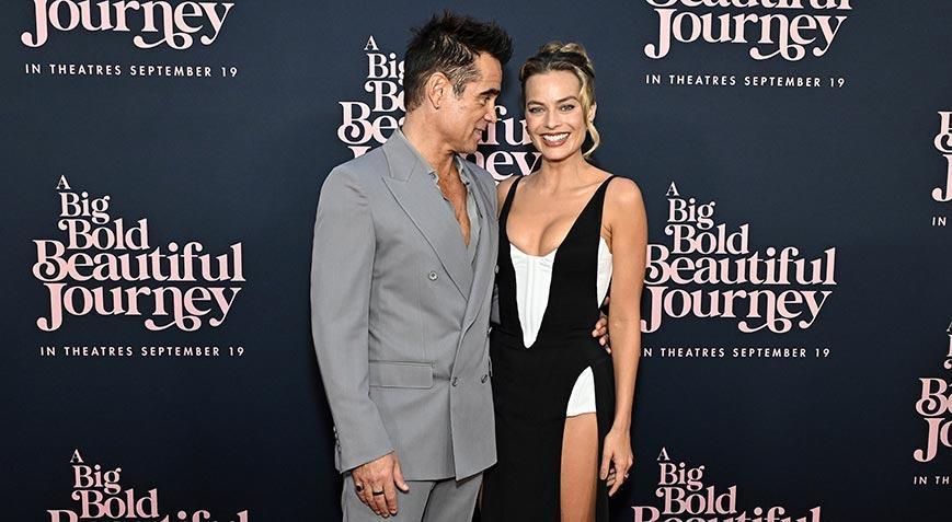 Margot Robbie stuns in a daring dress at the film premiere