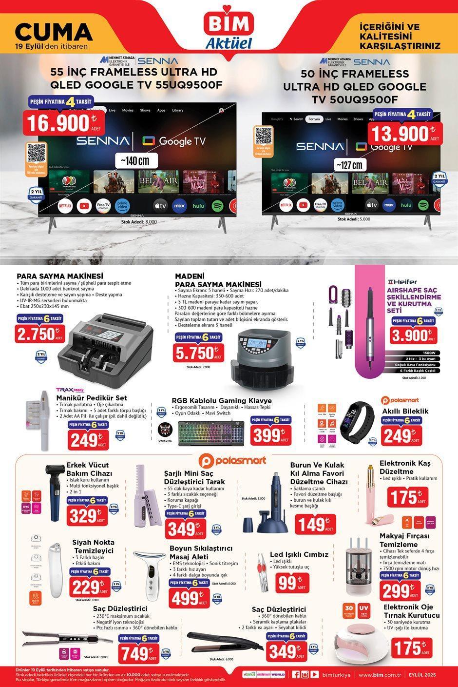 BİM 19 EYLÜL CUMA AKTÜEL İNDİRİMLERİ BİM 19 EYLÜL CUMA AKTÜEL İNDİRİMLERİ