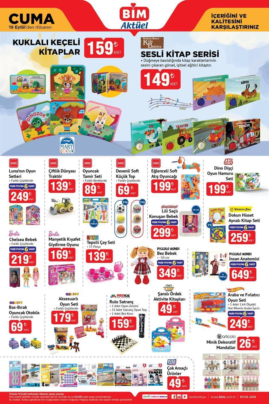 BİM 19 EYLÜL CUMA AKTÜEL İNDİRİMLERİ BİM 19 EYLÜL CUMA AKTÜEL İNDİRİMLERİ