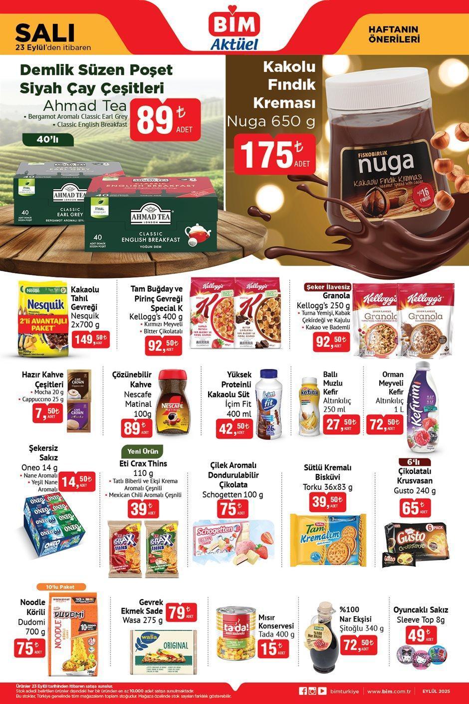 23 EYLÜL SALI BİM AKTÜEL KATALOĞU 23 EYLÜL SALI BİM AKTÜEL KATALOĞU