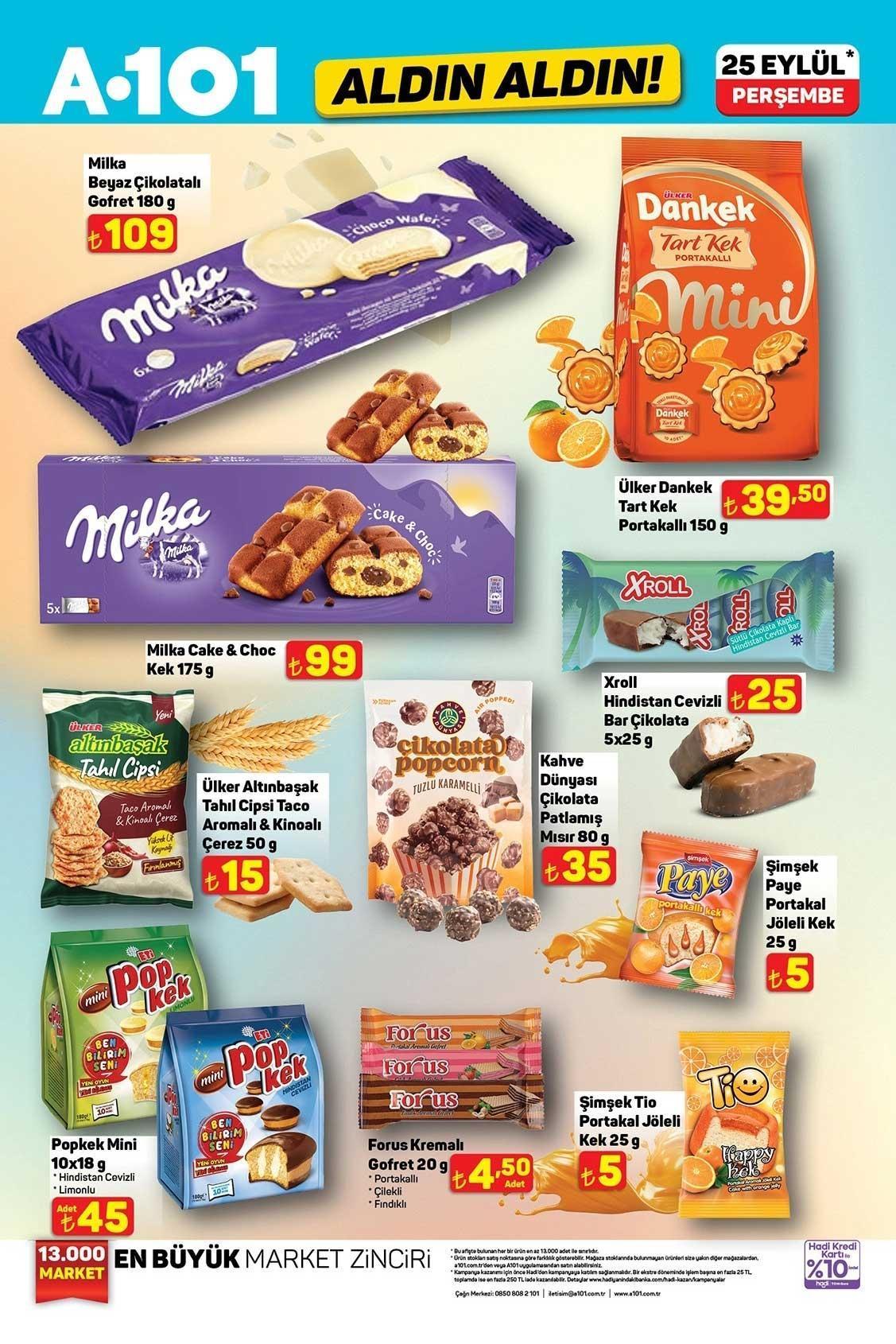 25 EYLÜL A101 ALDIN ALDIN AKTÜEL KATALOĞU