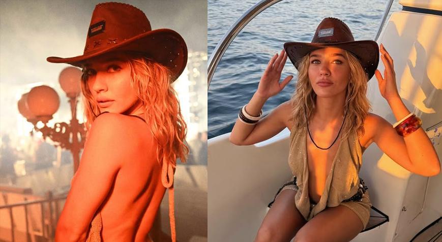Melisa Döngelden 26. yaş gününde oryantal şov
