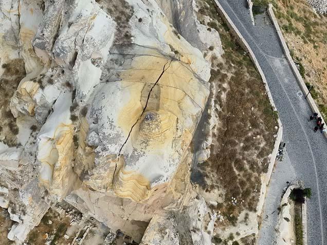 Bir günde ikinci kaya düştü Dehşete düşüren görüntüler…