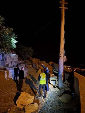 Bir günde ikinci kaya düştü Dehşete düşüren görüntüler…