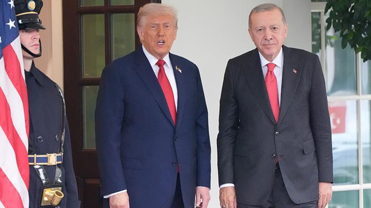 Beyaz Saraydaki Erdoğan-Trump zirvesinde dikkat çeken rozet