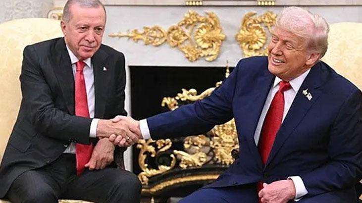 Beyaz Saraydaki Erdoğan-Trump zirvesinde dikkat çeken rozet