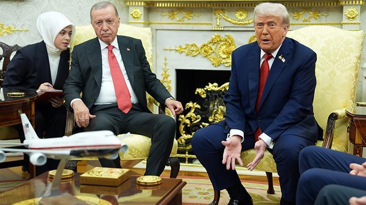 Beyaz Saraydaki Erdoğan-Trump zirvesinde dikkat çeken rozet