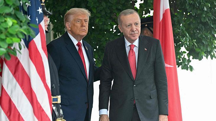 Beyaz Saraydaki Erdoğan-Trump zirvesinde dikkat çeken rozet