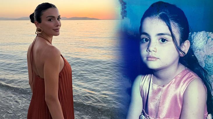 Özge Yağız 28 yaşına girdi Doğum gününü çocukluk fotoğrafıyla kutladı