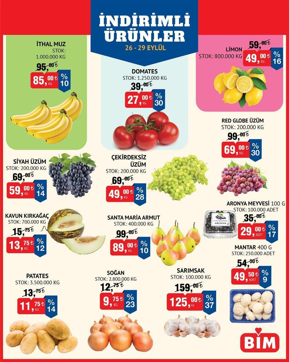 26-29 EYLÜL İNDİRİMLERİ