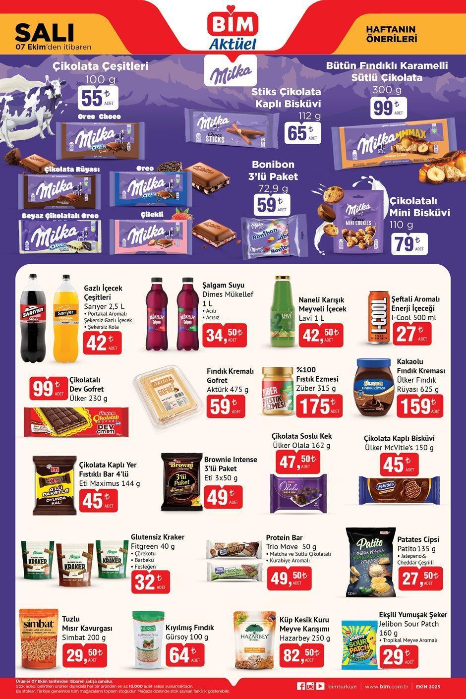 7 EKİM SALI BİM AKTÜEL KATALOĞU
