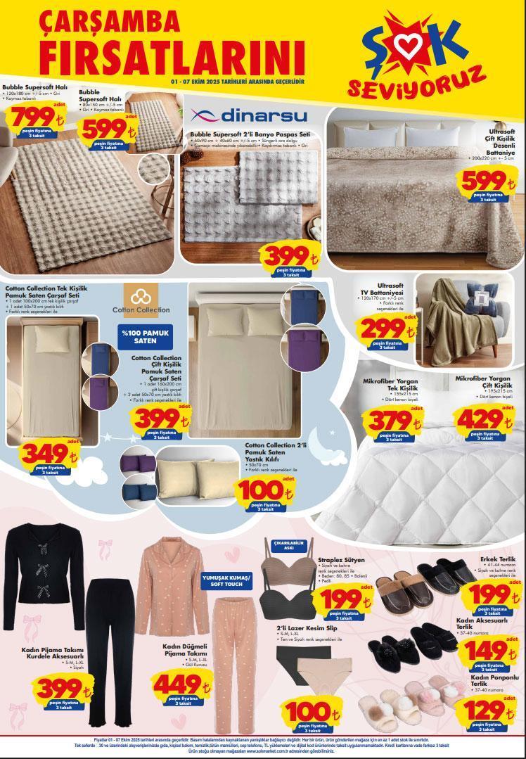 ŞOK 1-7 EKİM AKTÜEL İNDİRİMLERİ ŞOK 1-7 EKİM AKTÜEL İNDİRİMLERİ