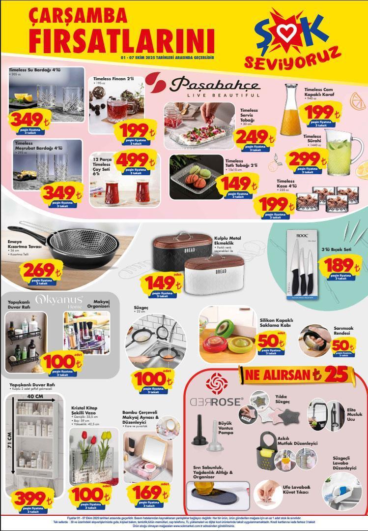 ŞOK 1-7 EKİM AKTÜEL İNDİRİMLERİ ŞOK 1-7 EKİM AKTÜEL İNDİRİMLERİ