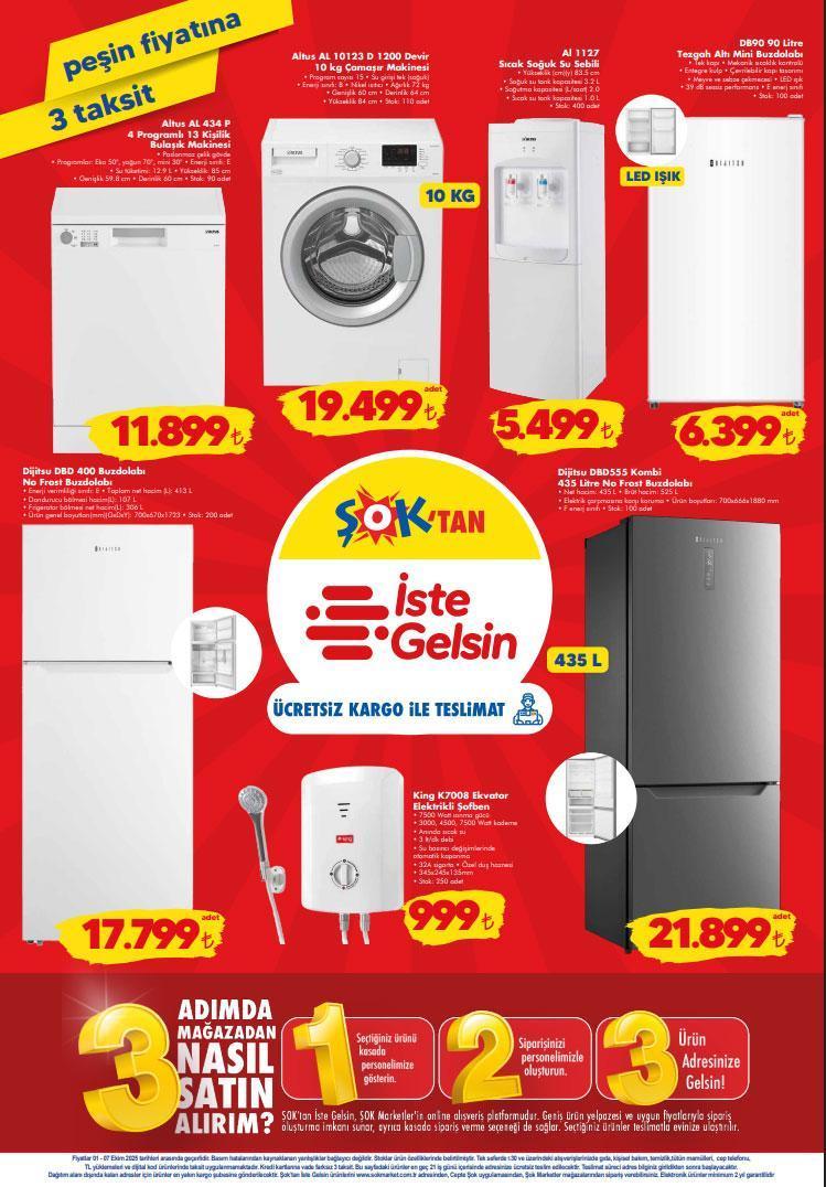 ŞOK 1-7 EKİM AKTÜEL İNDİRİMLERİ ŞOK 1-7 EKİM AKTÜEL İNDİRİMLERİ