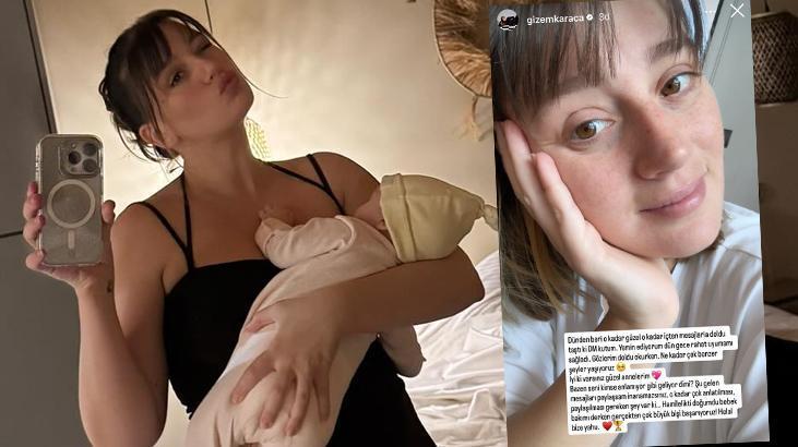 Gizem Karacaya takipçilerinden mesaj yağdı Gözlerim doldu okurken