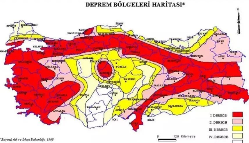 TÜRKİYEDEKİ FAY HATLARI TÜRKİYEDEKİ FAY HATLARI
