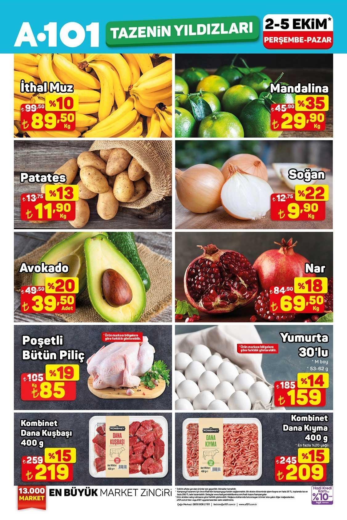 2-5 EKİM A101 AKTÜEL İNDİRİMLERİ 2-5 EKİM A101 AKTÜEL İNDİRİMLERİ