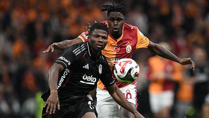 Galatasaray-Beşiktaş derbisinden kareler