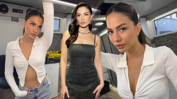 Demet Özdemir’den ayna karşısında poz