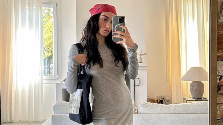 Hazar Ergüçlüden yaza veda paylaşımı Hazar Ergüçlüden yaza veda paylaşımı